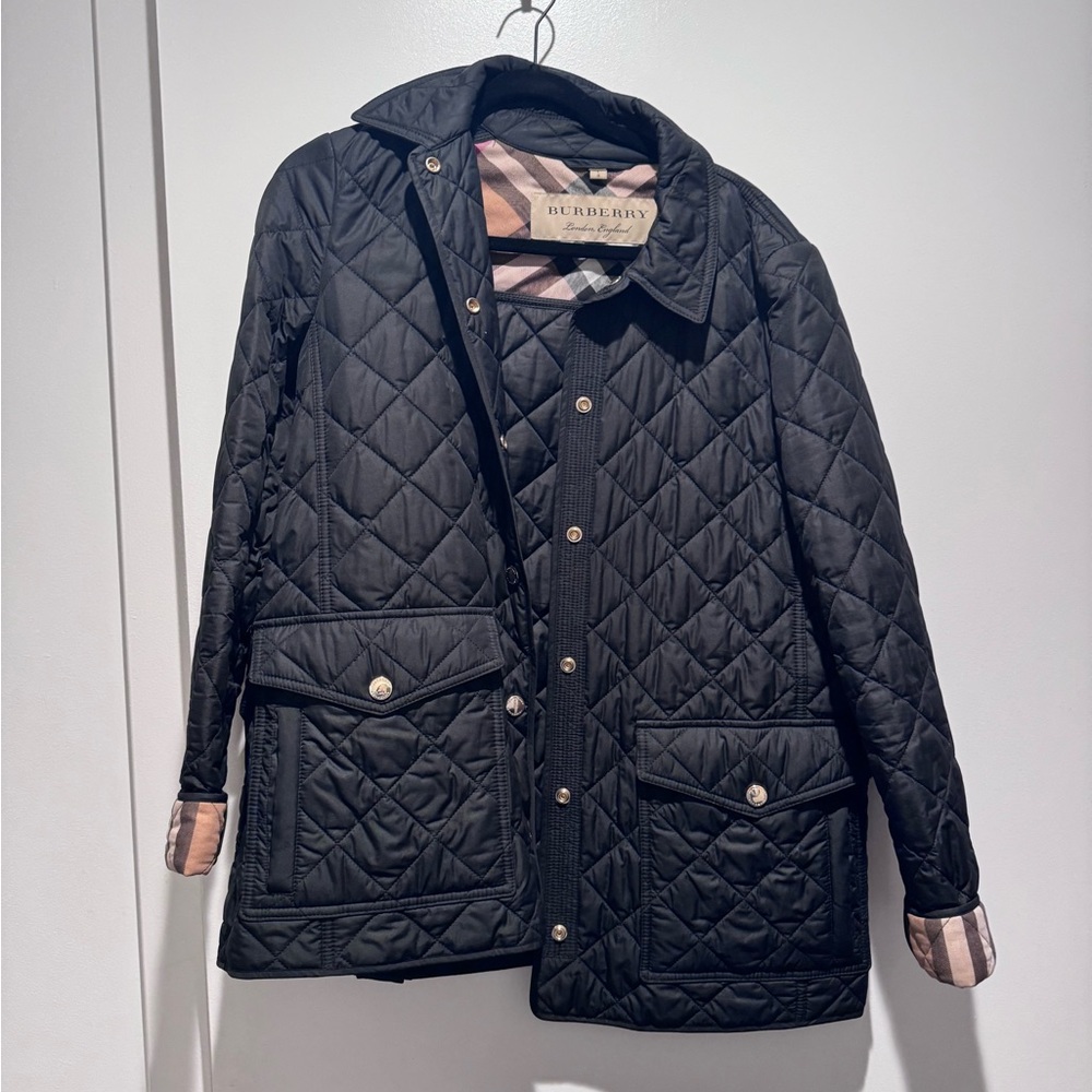 Quilted Burberry jacket